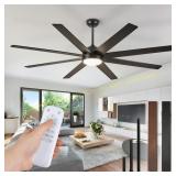 Fanbulous 65" Ceiling Fan with Light & Remote