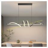 LED Chandelier, 39in Dimmable Pendant Lights