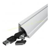 Corner Cable Hider, 125.6in White