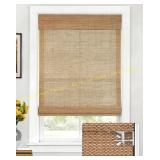 LazBlinds Cordless Bamboo Roman Shades