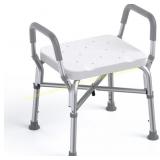 RYGEO Shower Chair & Stool with Padded Arms