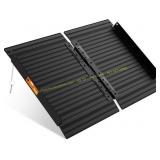 Black Aluminum Ramp 2FT, Non-Slip, 800LB