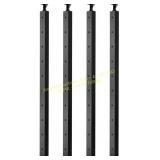 VEVOR 2Pack Cable Railing Post, Black