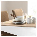 Elrene Vinyl Tablepad 8-ft White 52x144