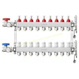 ABST PEX Manifold: 9 Loop Kit w/ Adapters