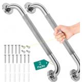 2 Pack 16-Inch Bathtub Grab Bar, 500lb