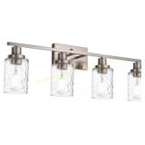 MELUCEE 4-Light Wall Light, Brushed Nickel
