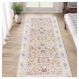 JINCHAN 2x5 Runner Rug Floral Boho Doormat