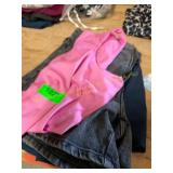 pink XL tank & size 6 high rise black denim