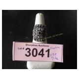 Simulated sapphire  ring  Size 7 ï¿½.