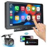 CarPlay/Android Auto 7" HD Car Stereo with BT