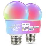 OREiN Matter Smart Bulb 1100lm, 2pk