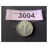 1943 D walking liberty silver half dollar