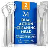 Mouthology Tongue Scraper for Adults (2 Pack)