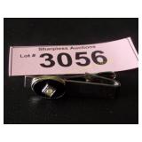 Diamond stud vintage tie clip