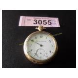 Antique gold filled Hamilton pocket watch running