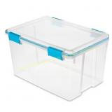 Sterilite 54 Qt Gasket Box with Latches 2ct