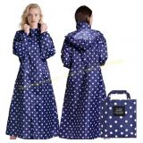 Womens Raincoat Waterproof Hooded Windbreaker S