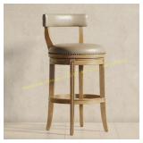 Maven Lane Alexander Bar Stool, Weathered Oak