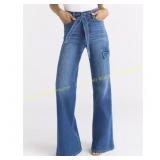 Margot Wide Leg High Rise Cargo Jeans 12