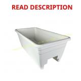 HC Companies 9x12x24 Deck Planter White