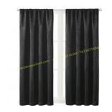 2 sets of 2 pc Blackout Curtains 37x54