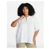 Terra & Sky Plus Size Smock Top