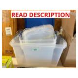 2ct Homz 54qt boxes & 3ct Homz 31qt boxes