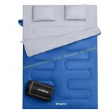 Blue 2-Person Sleeping Bag