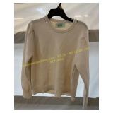 XL white sweater & size 18 jeans