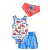 Cars Baby Boys Viscose Patriotic Set 24M