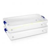 Homz 60 Qt Underbed Storage Container, 2 Pack