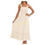 ZESICA Women s 2025 Summer Boho Maxi Dress size S