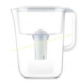 Great Value Water Filter Pitcher, 7-Cup White