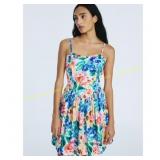 Free Assembly Cotton Corset Mini Dress, L