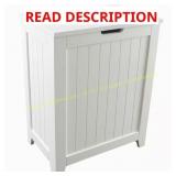 Contemporary Country White Hamper with Panels