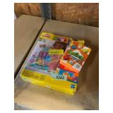 Qwixx game and playdoh set