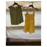 small shirt and small yellow dress