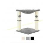 Frisco 20-in Faux Fur Cat Tree, Gray