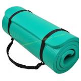 BalanceFrom GoCloud Yoga Mat, 1-Inch HD Foam