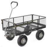 Gorilla Carts Steel Utility Cart, 800 lb red