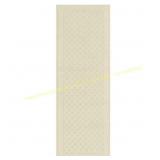 Mainstays Dylan Solid Diamond Rug, Beige 2'x6'