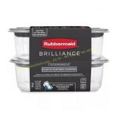 3ct Rubbermaid Brilliance 3.2-Cup Containers