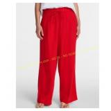 Time and Tru Linen Blend Wide Leg Pants XS-4X