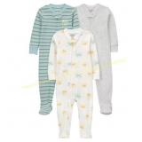 Sz 12m Carter's Toddler Pajama Sleeper 3-Pack