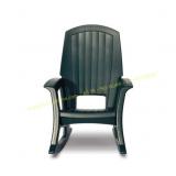 SEMCO Green Resin Frame Rocking Chair