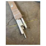 Assorted PVC pipes.