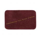 Mainstays Polyester Bath Rug, Red 20" x 32"