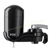 Faucet Mount Water Filtration System, Black