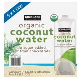 Kirkland Organic Coconut Water 33.8 fl oz (9)